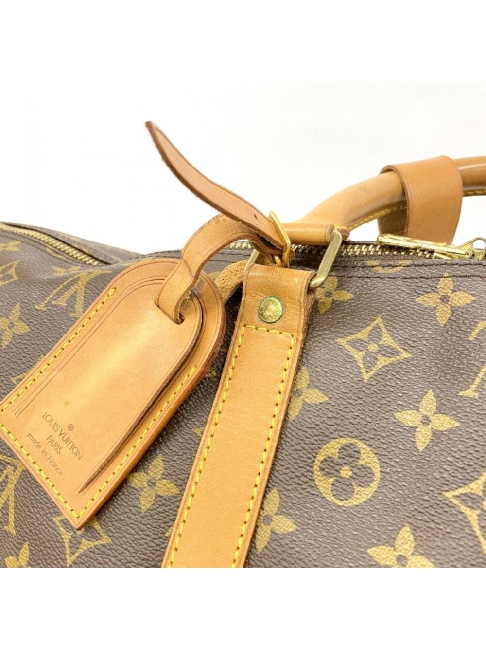 ★SOLD★ Louis Vuitton Boston Bag Monogram Keepall 60 Brown - Picture 9 of 10